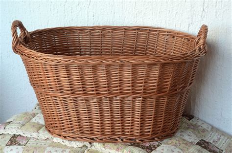 extra large wicker laundry baskets.